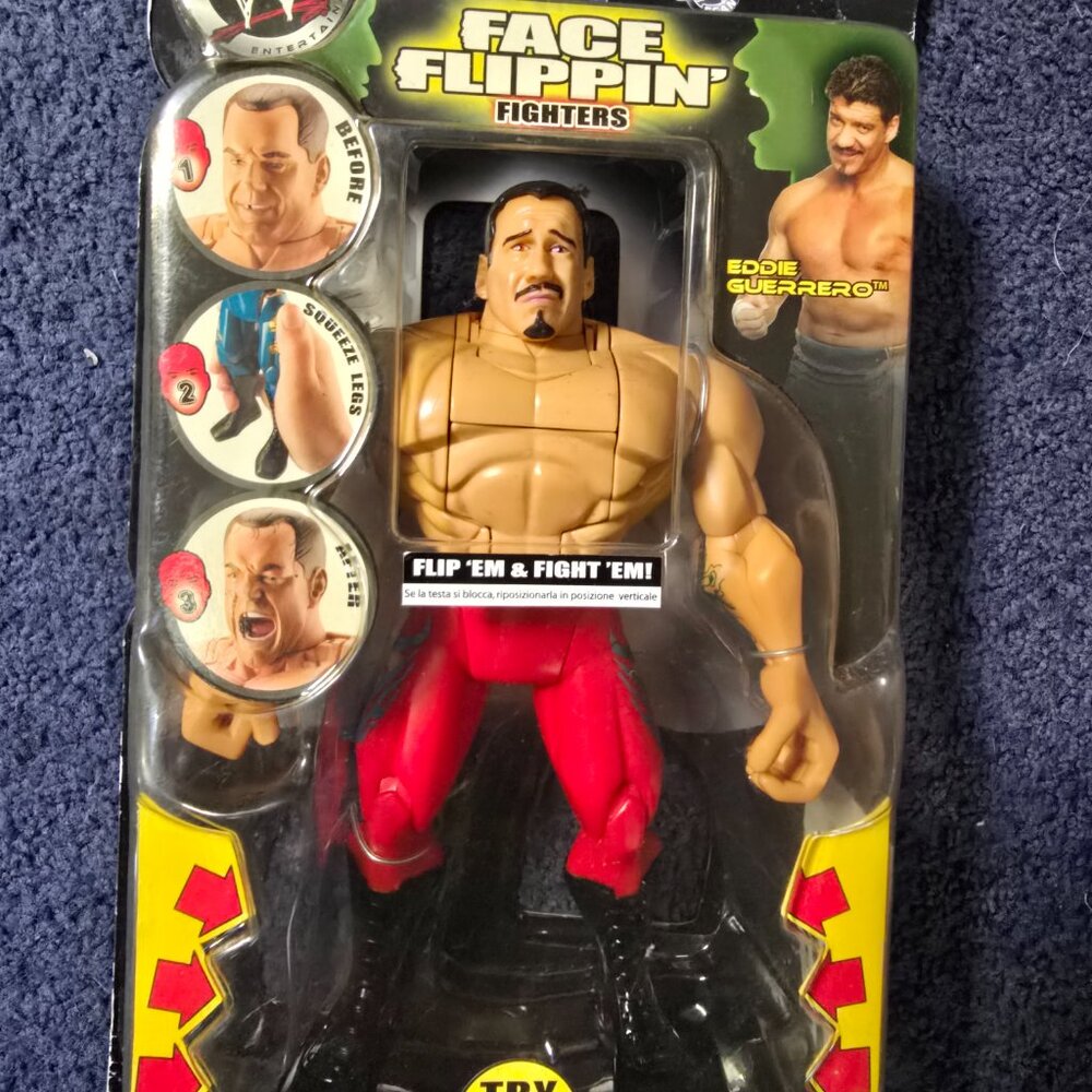 Wwe Eddie Guerrero Face Flippin Fighter Action Figure , Unopened from Jakks.